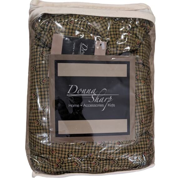 Donna Sharp Chocolate Gingham Twin Bedskirt - Picture 5 of 6